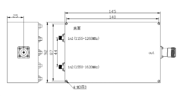 ZCB5-C1155-1620-1015 双工器