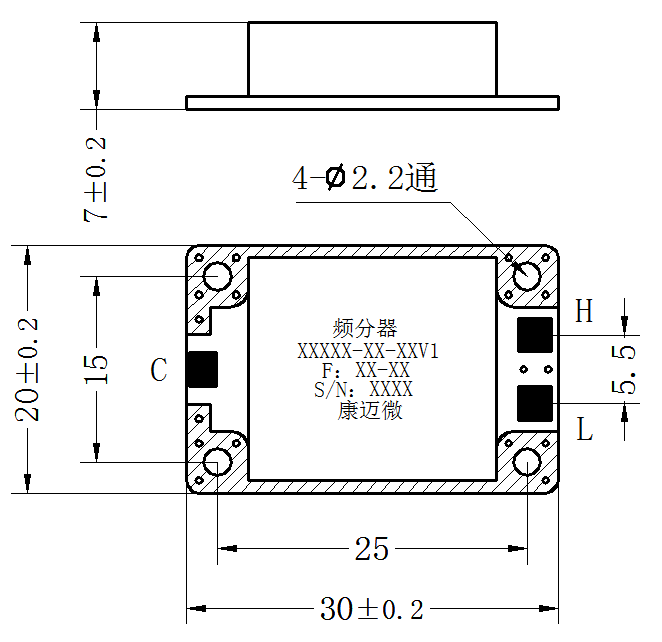DSF3-2R225-2500-2874 Frequency-splitting filter