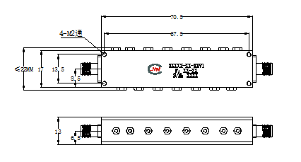 ZBF6-C4150-2300-3250 Band pass filter