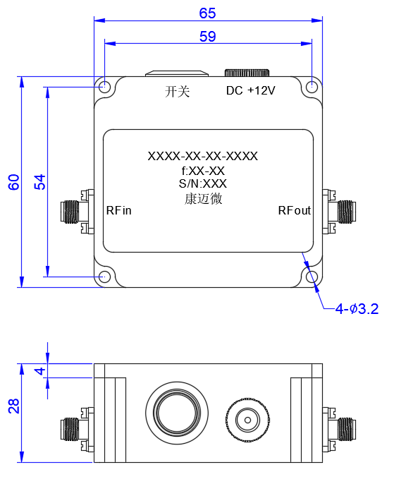 DPA8-7.25-7.75G-3910 Power amplifier