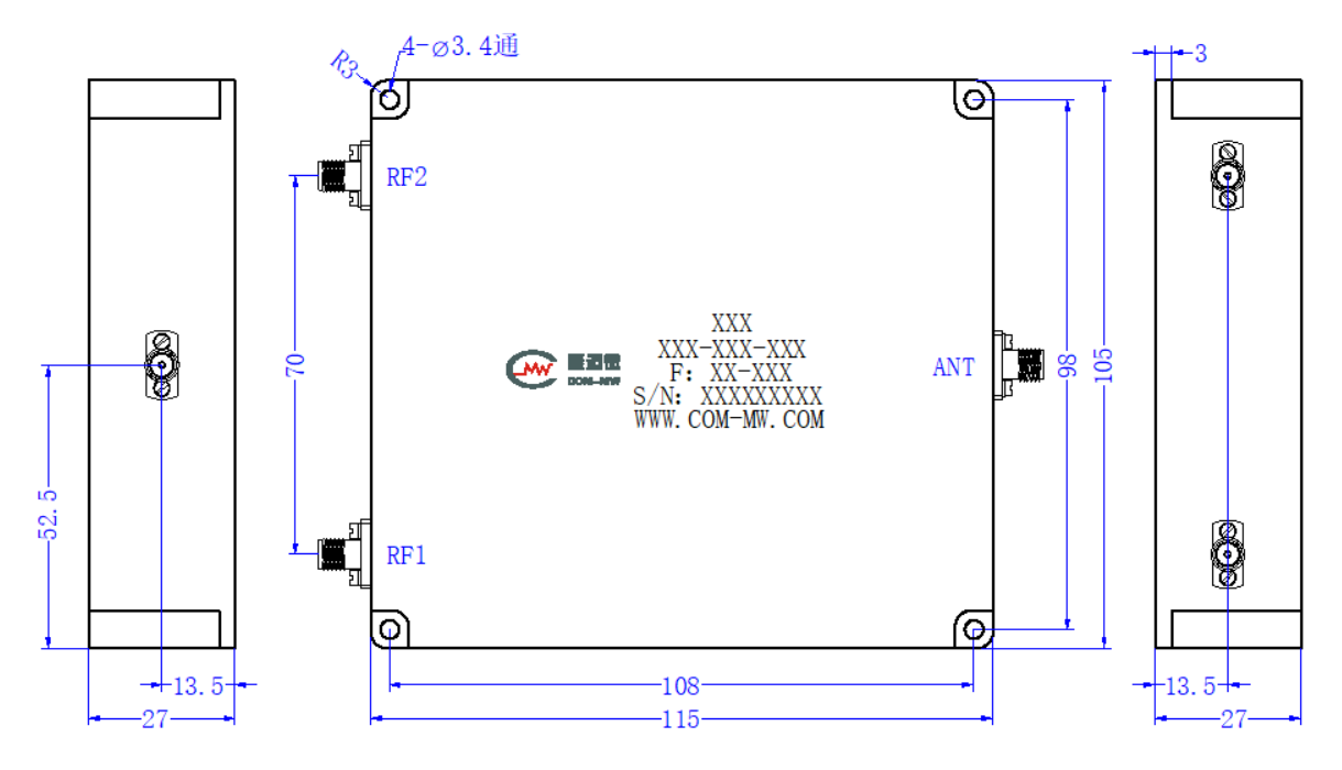 ZCB13-C490-670-1734 Diplexer