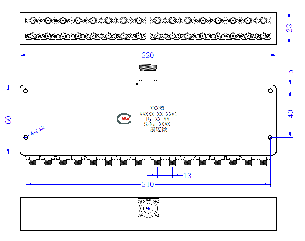 ZPD9-32L30-225-2991 Power divider
