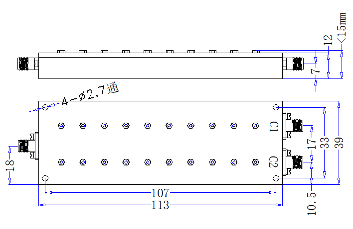 ZCB6-2C5-16G-4628 Diplexer