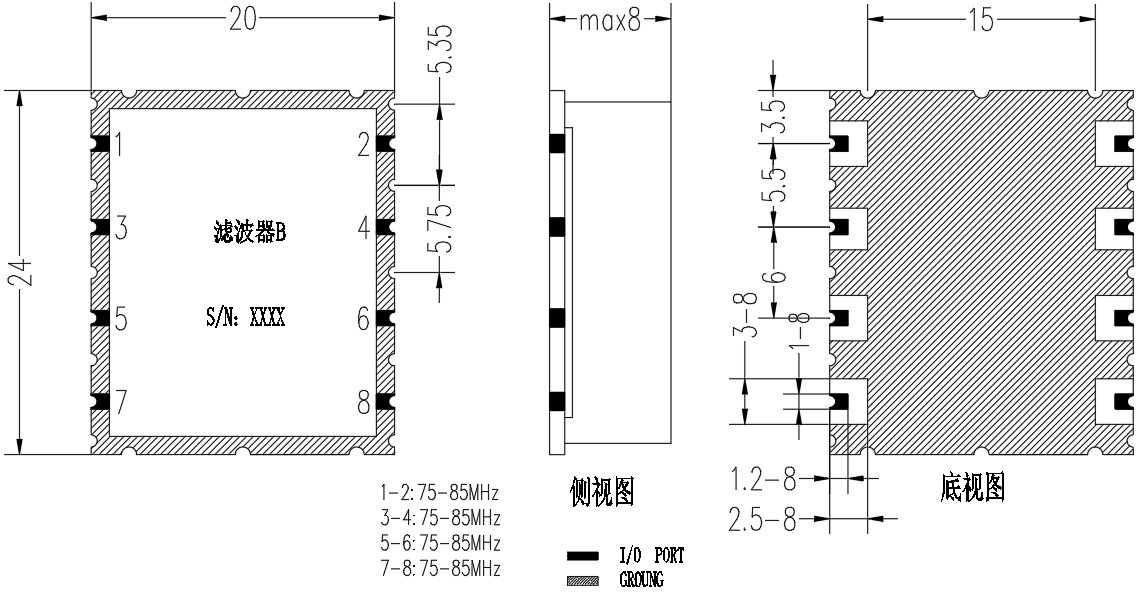 DFSBF15-L75-85-908 Filter Assembly