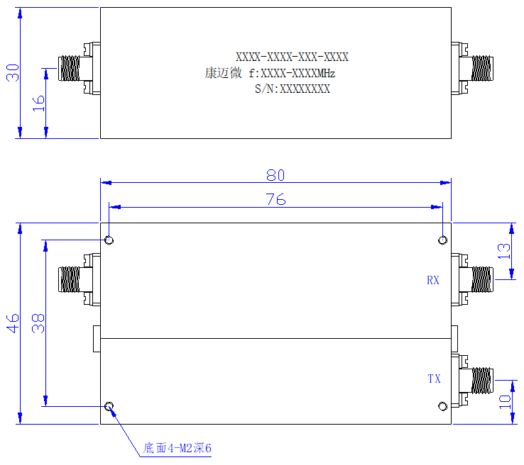 ZCB5-C1700-6000-W361 Diplexer