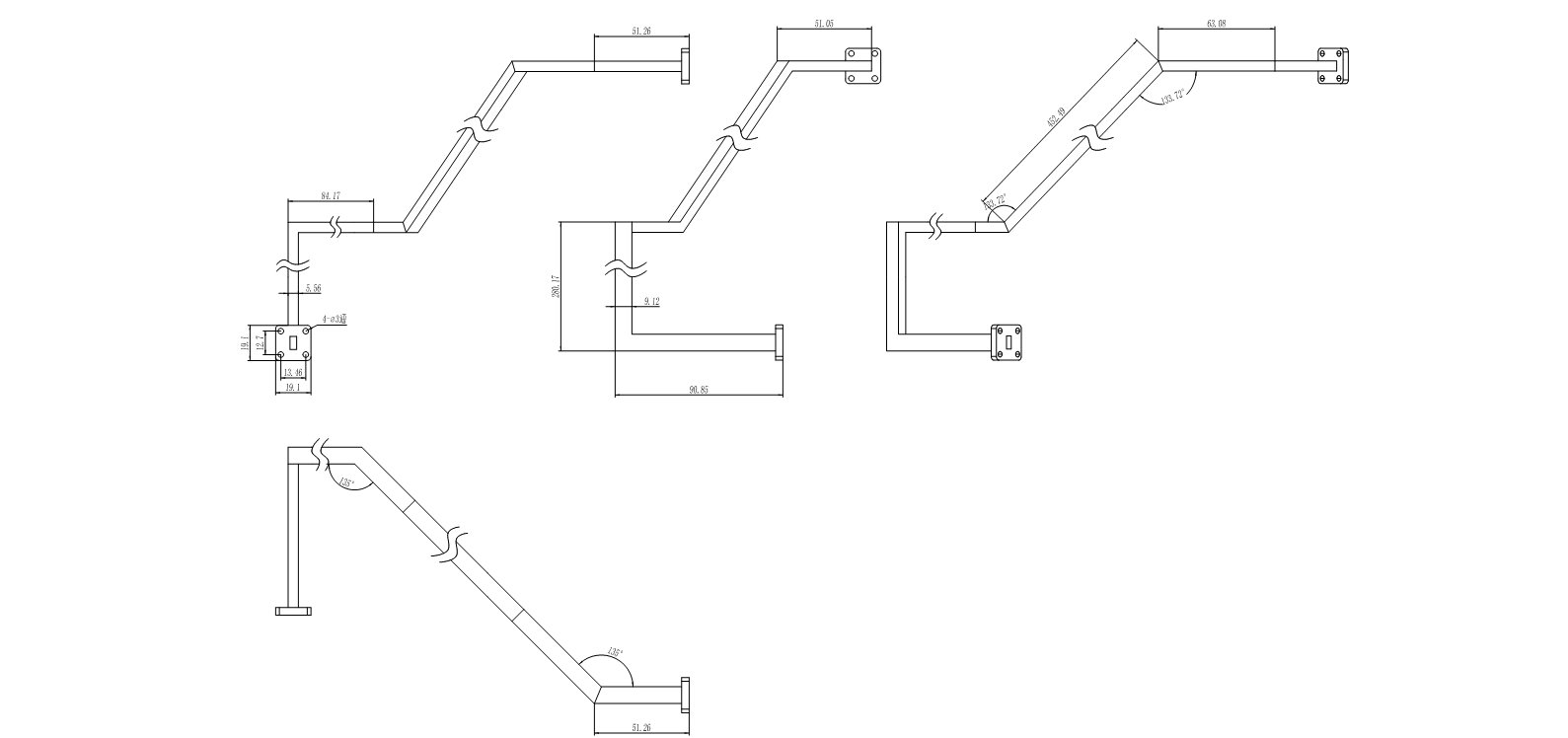 DWG7-BJ320C1046.94-2016 Waveguide Connection