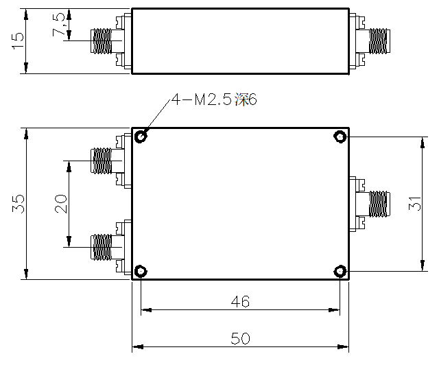 ZCB6-C700-3000-3836 Diplexer