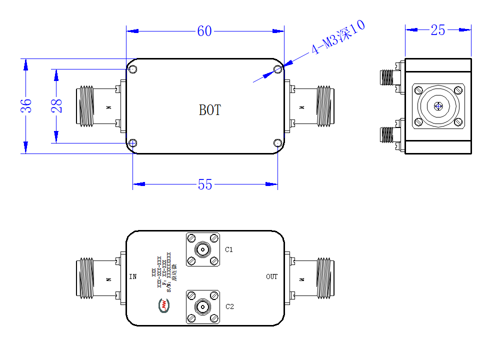 ZDC9-60L13-14-3400 Coupler