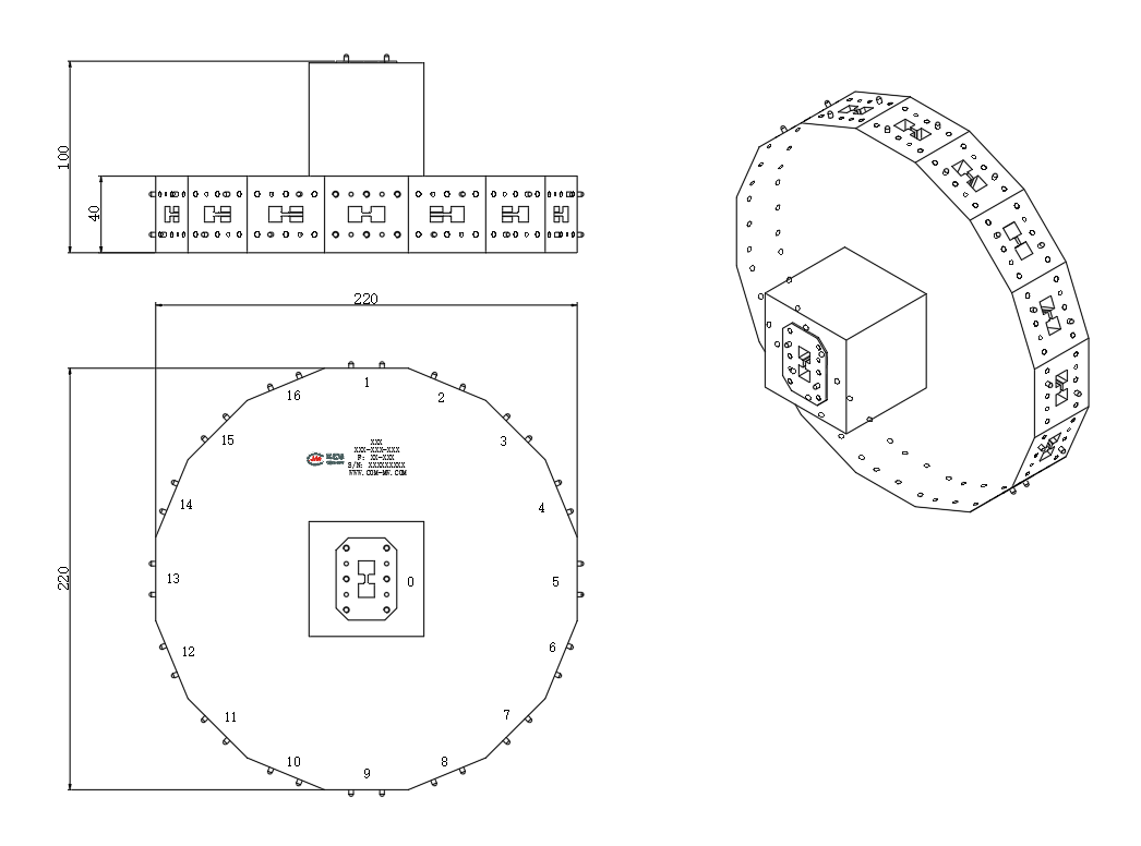ZPD8-16W6-18G-3199 Power divider