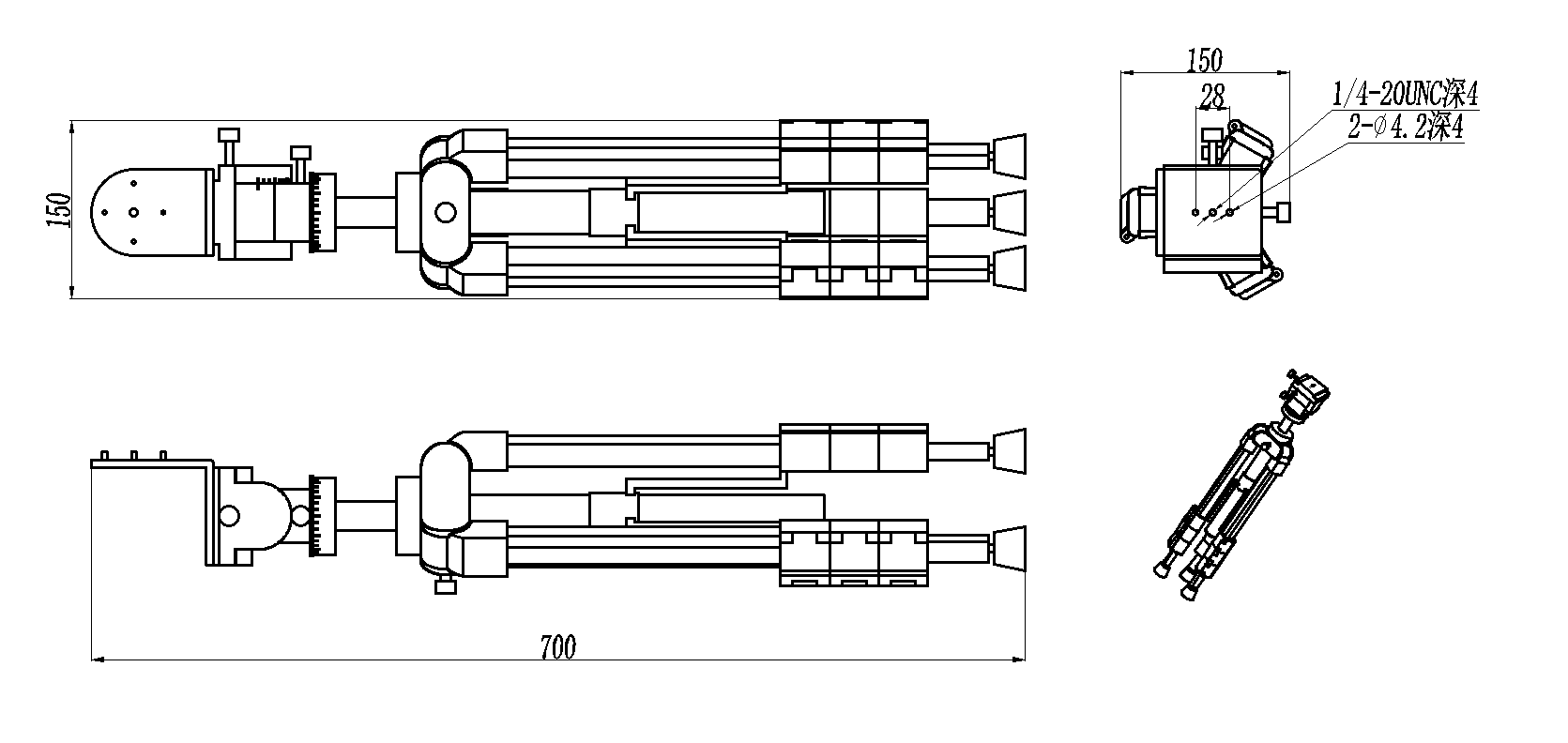 TXJ7-1500-1432 Tripod