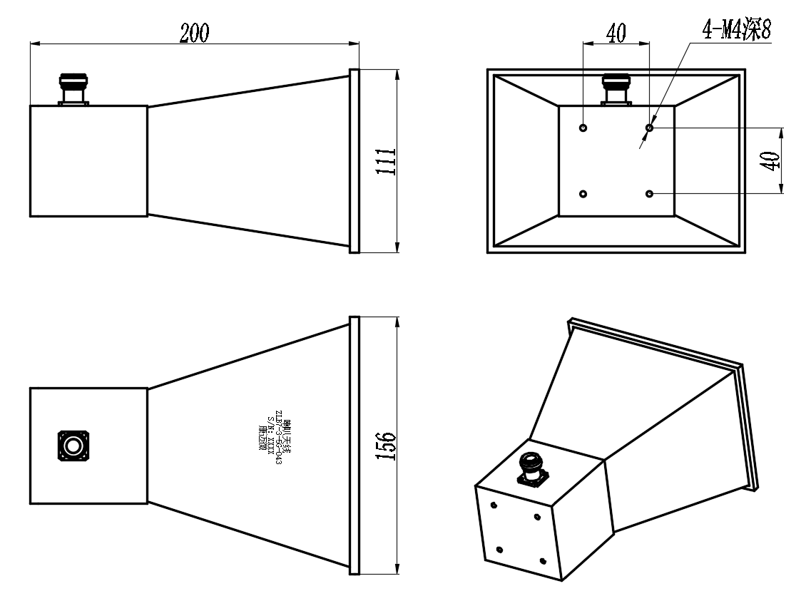 ZLB7-3-5G-043 Horn Antenna