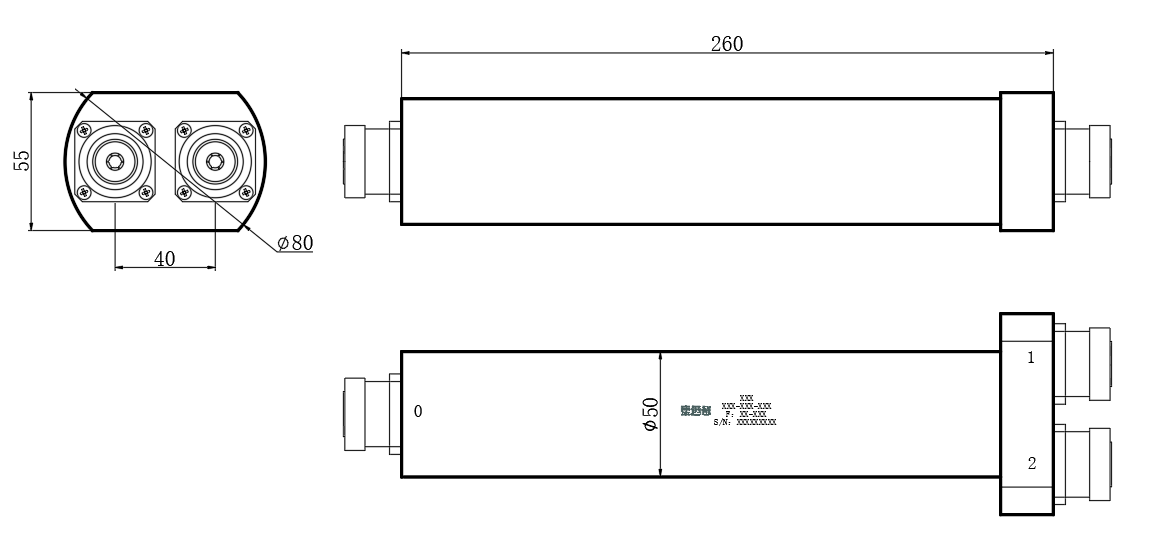 ZPD8-2C376-2200-3245 Power divider