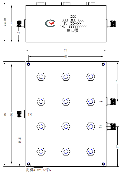 ZCB4-C1518-1675-1285 Diplexer