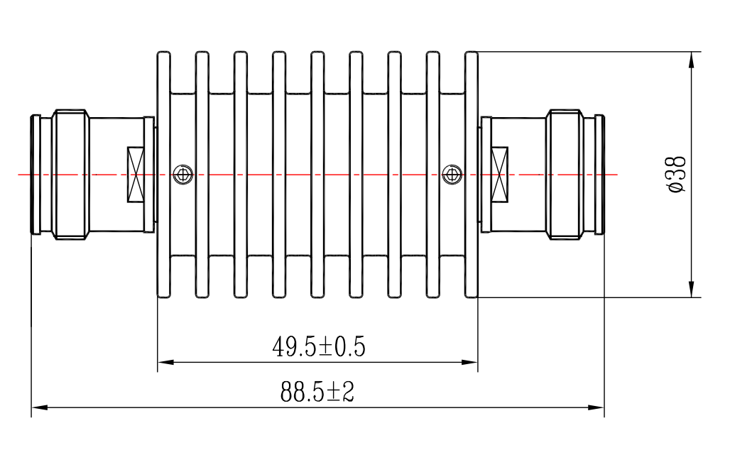 DA9-620-0-4G-2247 Attenuator