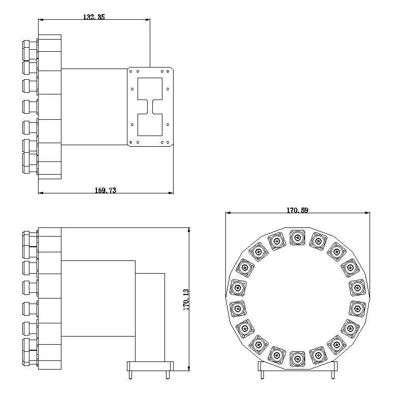 ZPD25-18C1.5-2.1G-314 Power divider