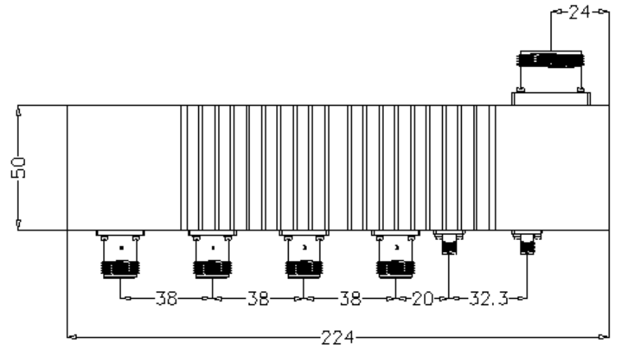 ZHPC-3.4-3.8-43 合路器