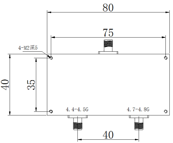 ZCB4-C4.4-4.8G-162 双工器