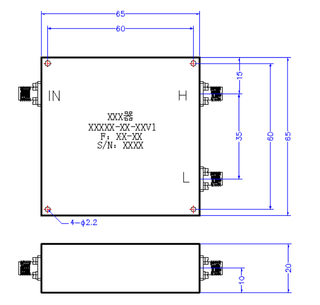 ZCB1-2M5-14G-381 双工器