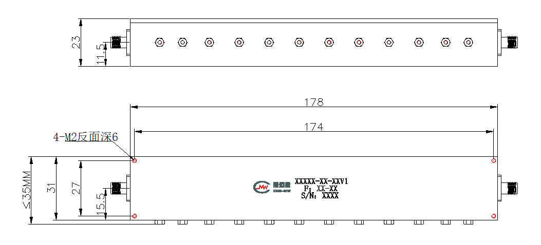ZBF6-C1875-350-3248 Band pass filter
