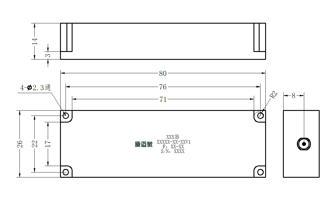 ZBSF3-L1428-1448-2464 滤波器
