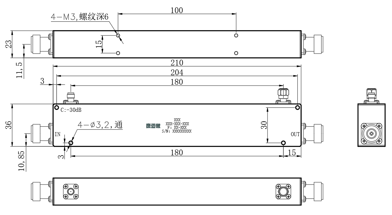 ZDC8-30C0.3-6G-3383 Coupler
