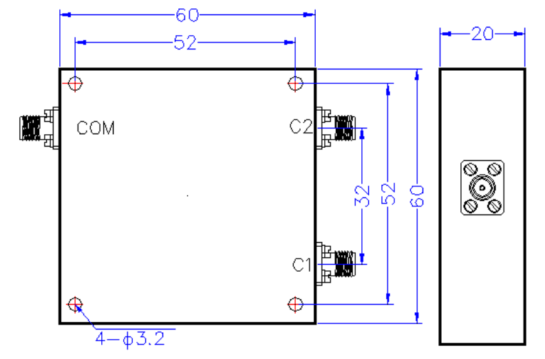 ZCB4-M2300-12200-1394 Diplexer