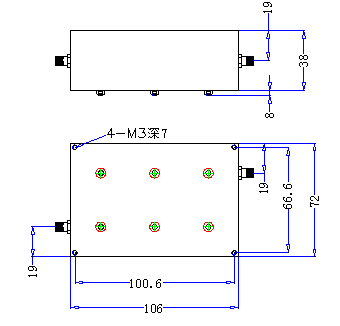 OQ-ZBF6-C835-20-SMA Filter