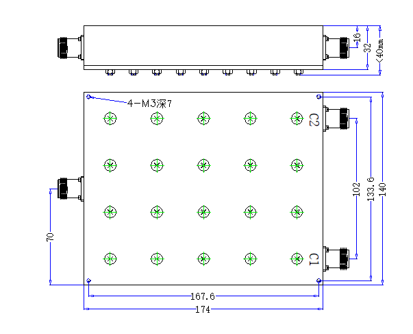 ZCB6-2C1710-1830-4714 Diplexer