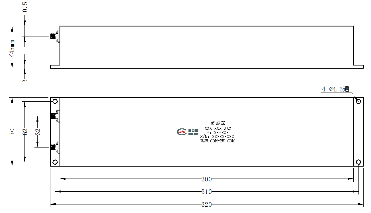 ZBSF6-C4800-4960 Notch filter