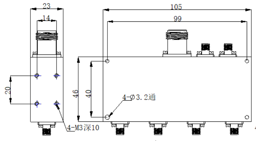 ZHPC-3.4-3.8-42 合路器