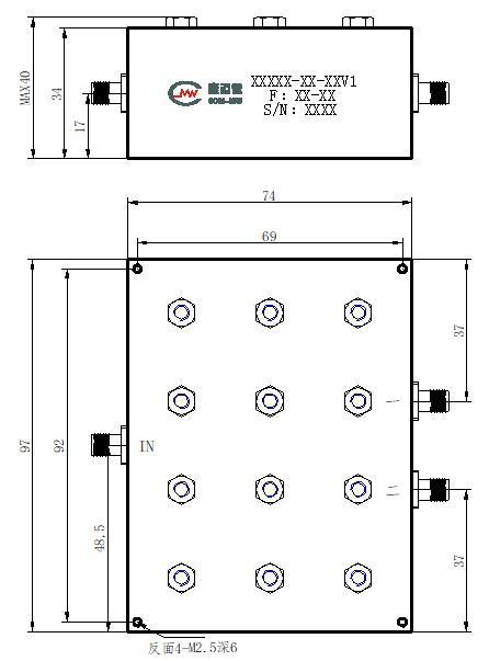 ZCB4-C1518-1675-1053 Diplexer