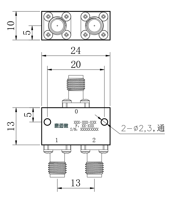 ZPD25-2M30-50G-001 Power divider