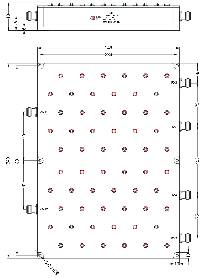 ZCB16-4C540-590-2042 Diplexer