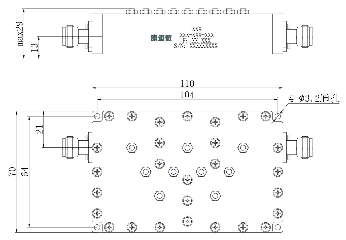 ZBF16-C2.22-0.04G-720 滤波器