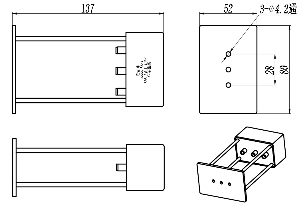 ZWD7-4-8G-060 Microstrip antenna