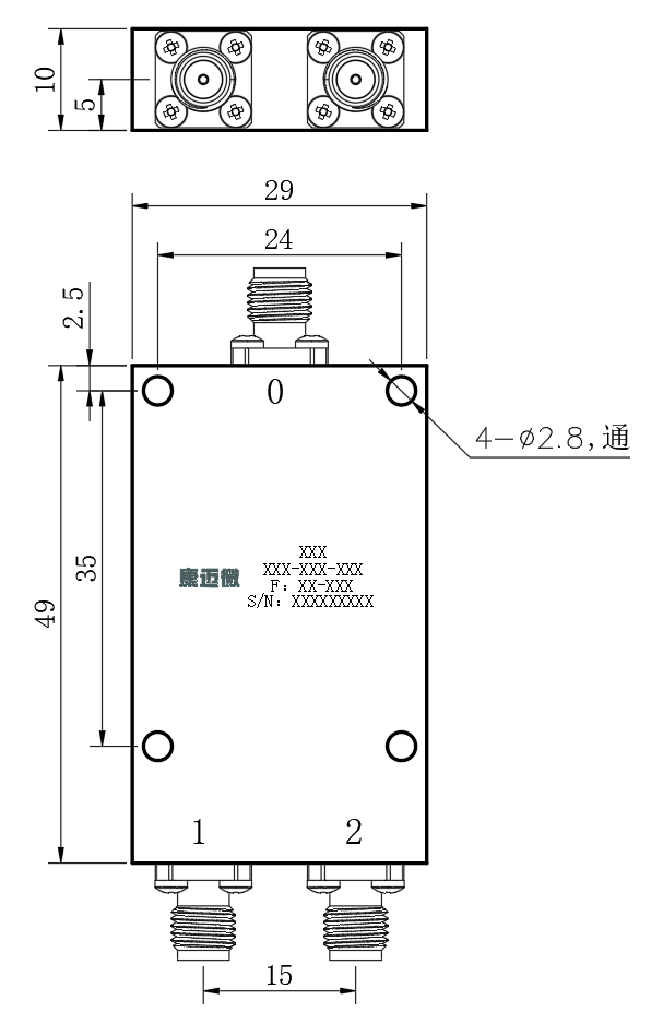 ZPD25-2M2-18G-246 Power divider