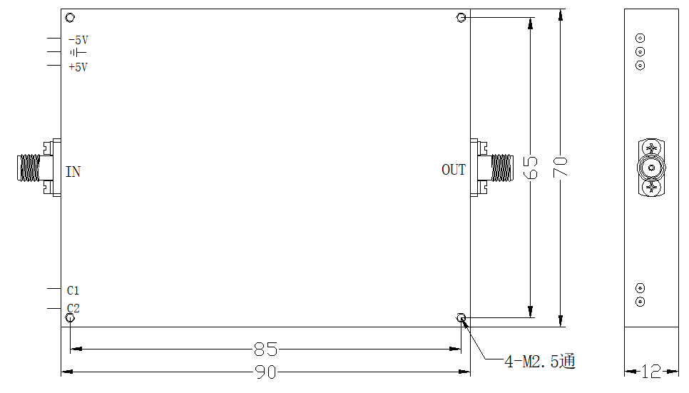 DSS5-4R6.3-12.2G-3550 Switching filter