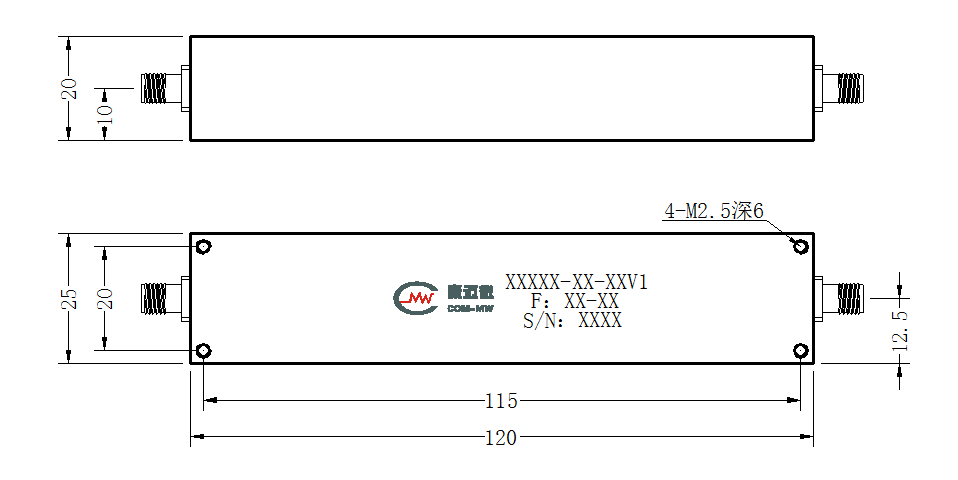 B6/830-840 Notch filter