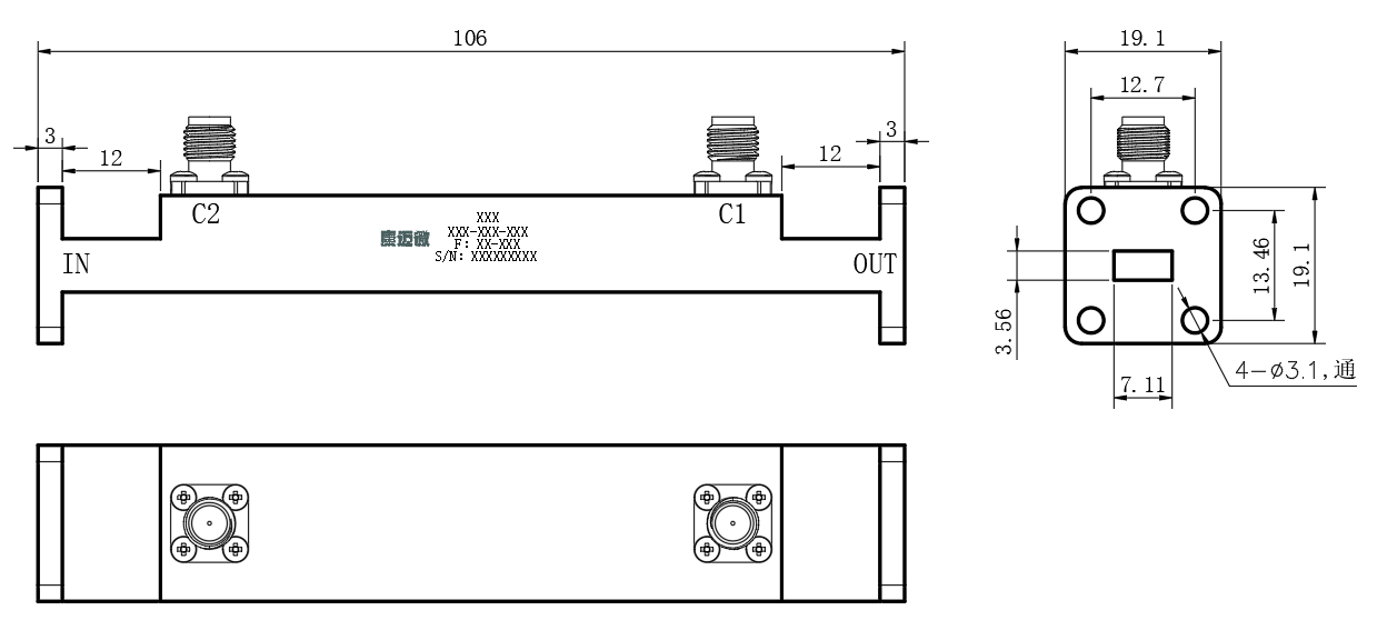 ZDC25-40W27-32G-234 Coupler