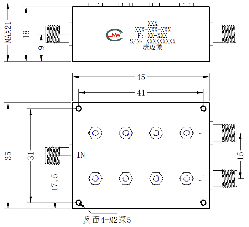 ZCB4-C3551-6575-1287 Diplexer