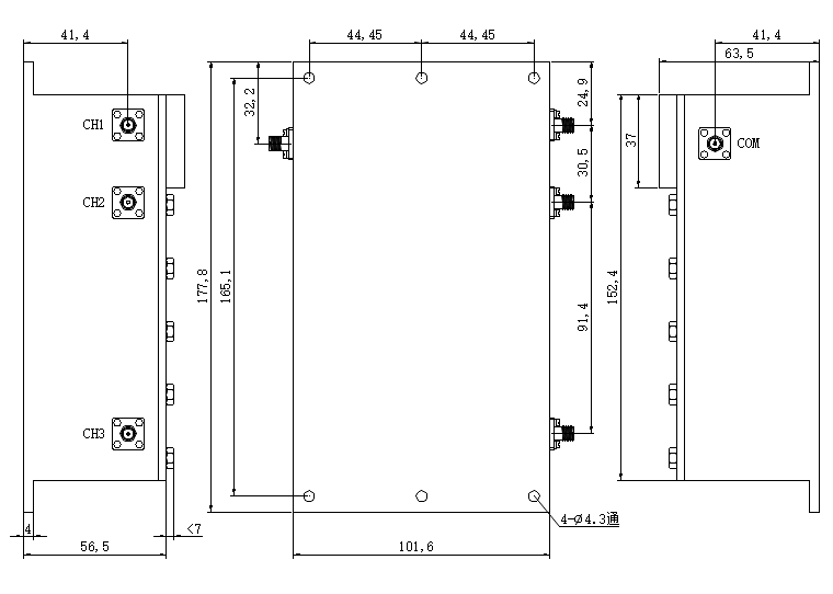ZMC3-3C156-945-3812 Combiner