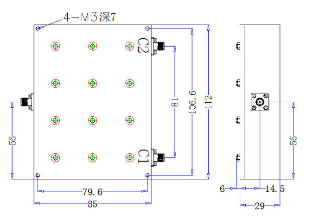 ZCB6-C2025-2300-622 双工器
