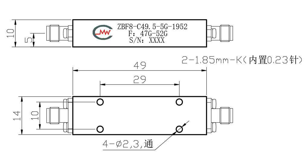 ZBF8-C49.5-5G-1952 Filter