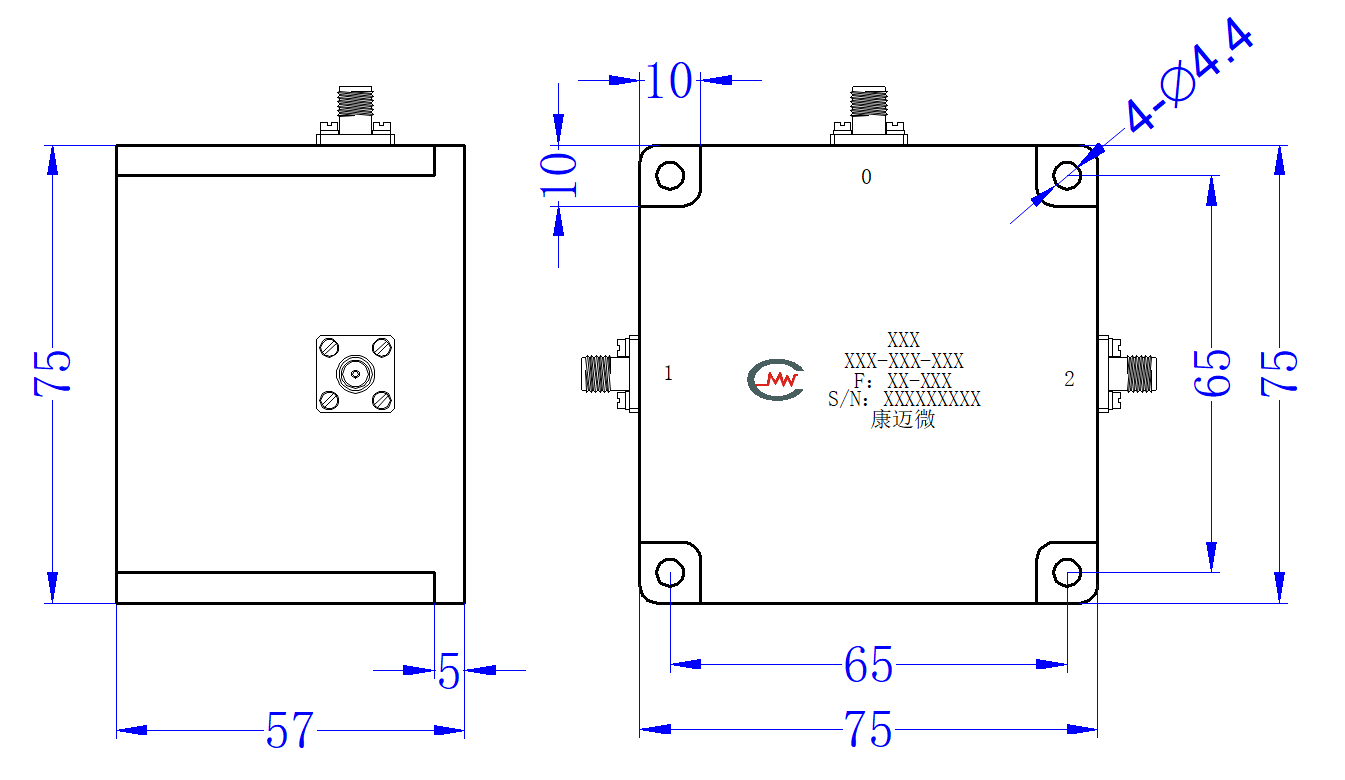 ZPD9-2L0.5-1-3155 Power divider