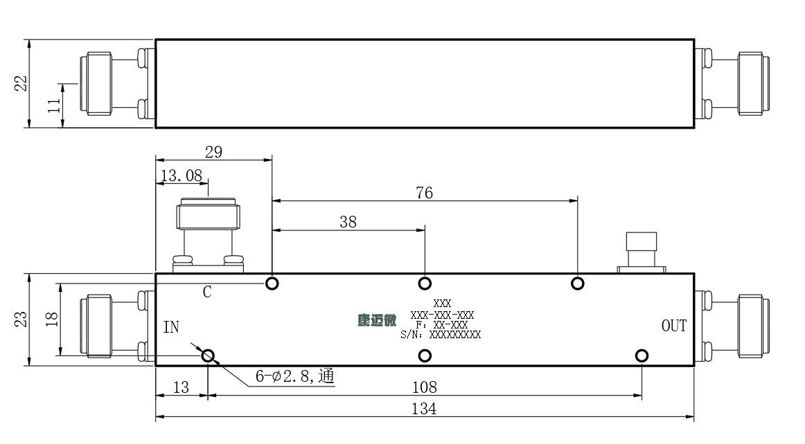 ZDC25-10M300-3000-361 Coupler