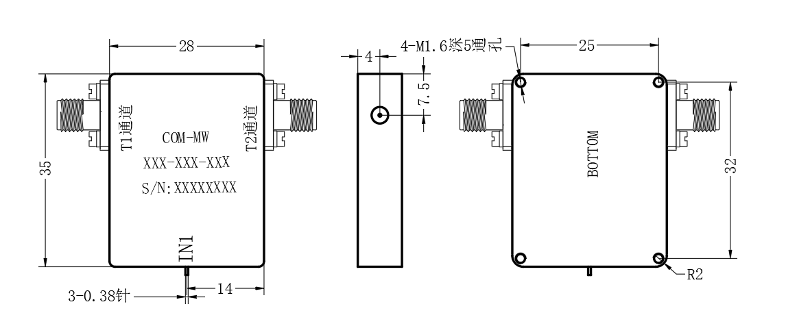 ZCB15-L10-3800-178 Diplexer