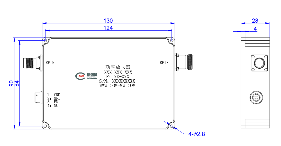 DPA8-400-450-3989 Power amplifier