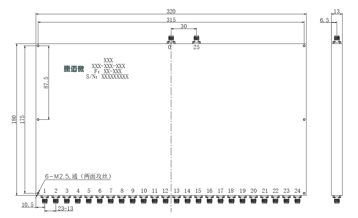 ZPD25-24M10-6000-3669 Power divider