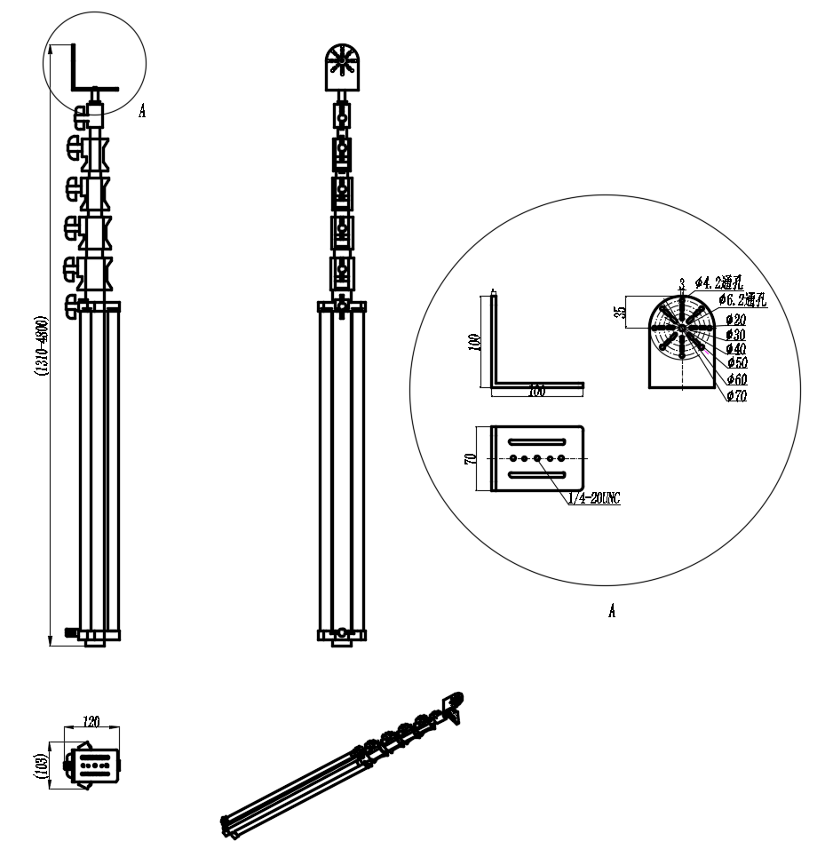 TXJ7-4800-2369 Tripod