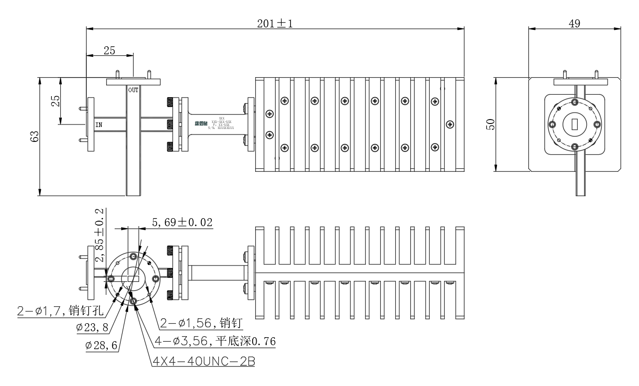 DA25-35100-32.9-50.1G-865 Attenuator